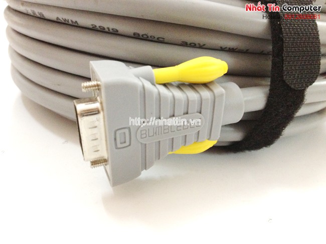 Cap Vga 3m Bumblebee, Cáp VGA to VGA 5m, Cable VGA 10m, cáp máy chiếu 20m, Cap may chieu 25m, Cap Vga 30m Bumblebee, Cap vga chính hãng, cap vga chinh hang, Bumblebee V406