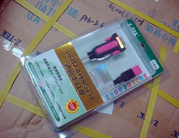Cáp USB to COM Z - TEK (RS232) 1.8m,cáp usb sang cổng com ztek 1,8m chính hãng