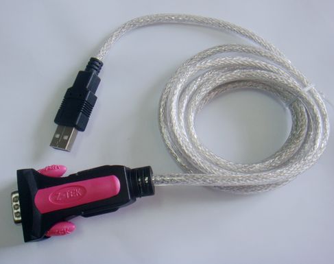 Cáp USB to COM Z - TEK (RS232) 1.8m,cáp usb sang cổng com ztek 1,8m chính hãng