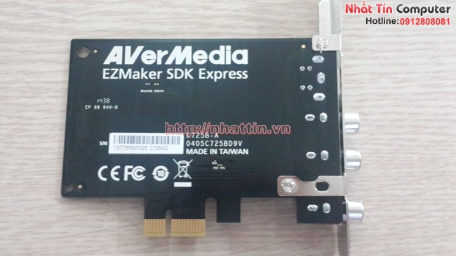 Card ghi hinh siêu âm cổng Capture PCI Express AVerMedia C725