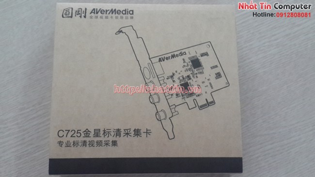 Card ghi hinh siêu âm cổng Capture PCI Express AVerMedia C725