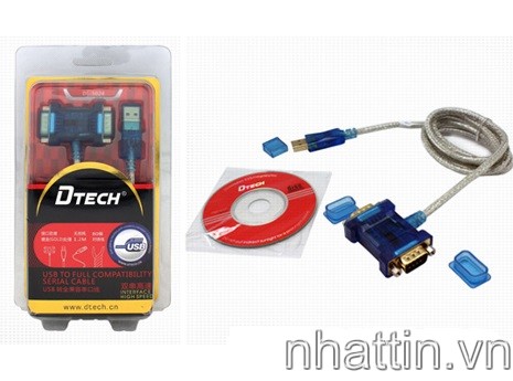 Dây USB to 2 RS232 (USB to 2 com) DTECH - DT5024