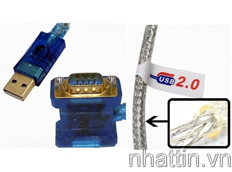 Dây USB to 2 RS232 (USB to 2 com) DTECH - DT5024