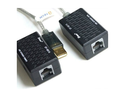Bộ chuyển đổi USB sang RJ45 DTECH DT-5015 (cho Camera - Chuột- Phím- Máy in- Scaner)