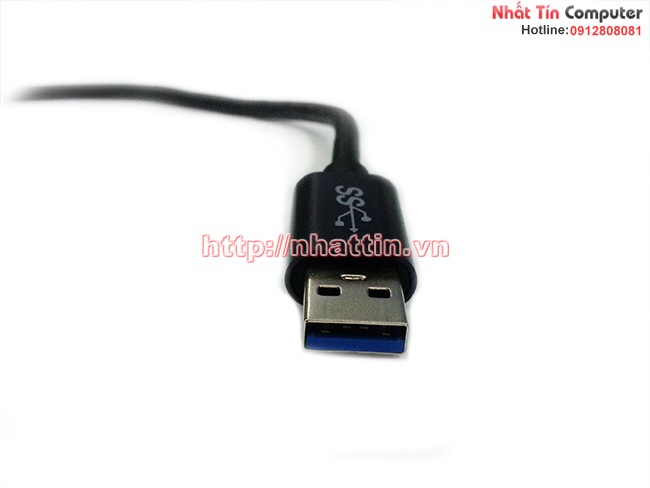 Hub USB 3.0 3 cổng, có khe cắm thẻ nhớ SD, MicroSD CB03