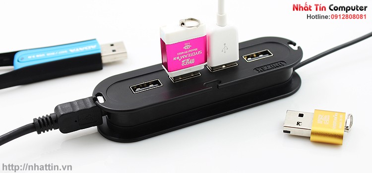 Bộ chia cổng usb 2.0 ra 4 cổng chính hãng Unitek Y-2148