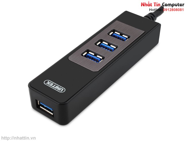 Hub usb 3.0 unitek, hub usb 3.0 4 port, bo chia usb 3.0 4 cong, unitek y-3046