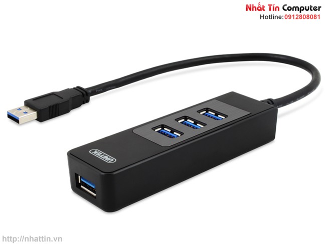 Hub usb 3.0 unitek, hub usb 3.0 4 port, bo chia usb 3.0 4 cong, unitek y-3046