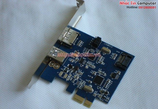 Card mở rộng chuyển PCI-Express sang USB3.0 + eSATA/SATA3