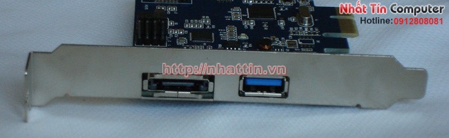 Card mở rộng chuyển PCI-Express sang USB3.0 + eSATA/SATA3