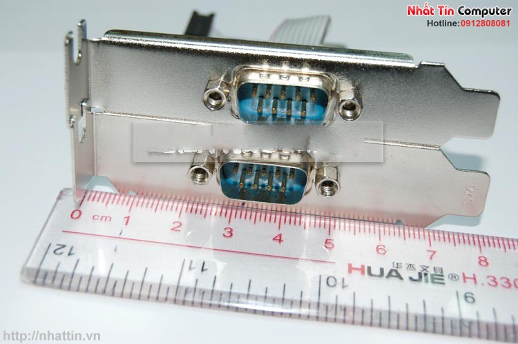 Card PCI E sang Com cho case PC Slim máy tính nằm ngang