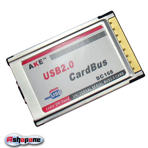 Card PCMCIA to usb 2.0 x2 adapter