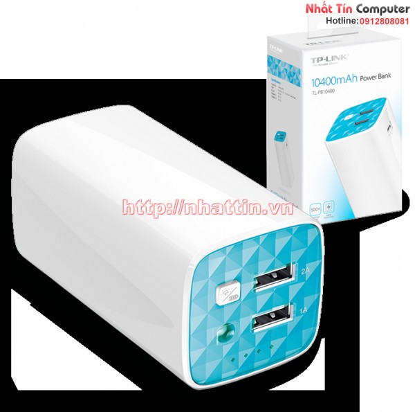 Sạc dự phòng 10400mAh TP-Link TL-PB10400 Chính hãng