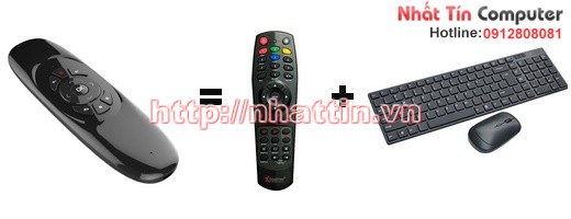 Chuột và bàn phím không dây cho Android TV Box - Airmouse Keyboard C120
