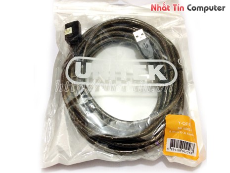 Bán Cáp nối dài USB 5m Unitek Y-C418,Cáp nối dài USB 5m Unitek,ban cap usb noi dai