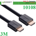 Cáp HDMI 2.0 dài 3M hỗ trợ 4K@60Hz 3D/HDR/ARC Ugreen 10108 cao cấp