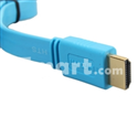 Cáp HDMI to HDMI 1.5M HD Flat Cable Blue Pink