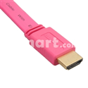 Cáp HDMI to HDMI 3m/5m HD Flat Cable Blue Pink Red Black