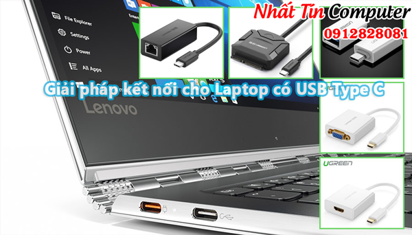 Tư vấn giải pháp kết nối cho Laptop có USB Type C