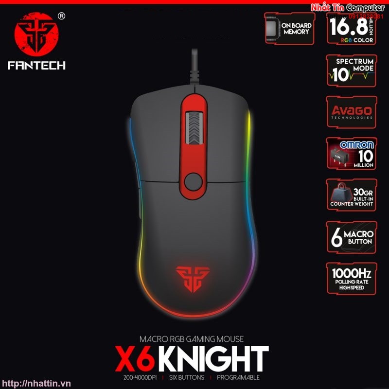 chuot-gaming-fantech-knight-x6