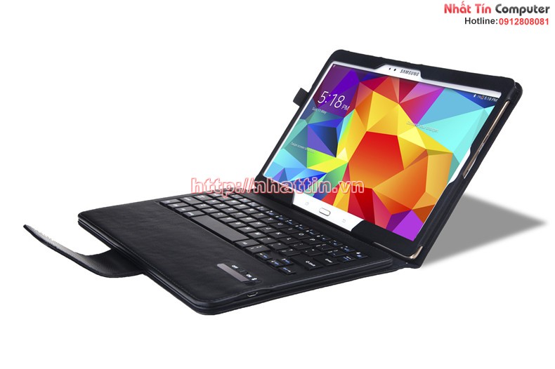 Bàn phím Bluetooth liền bao da cho Samsung T805 - Tab S 10 inch