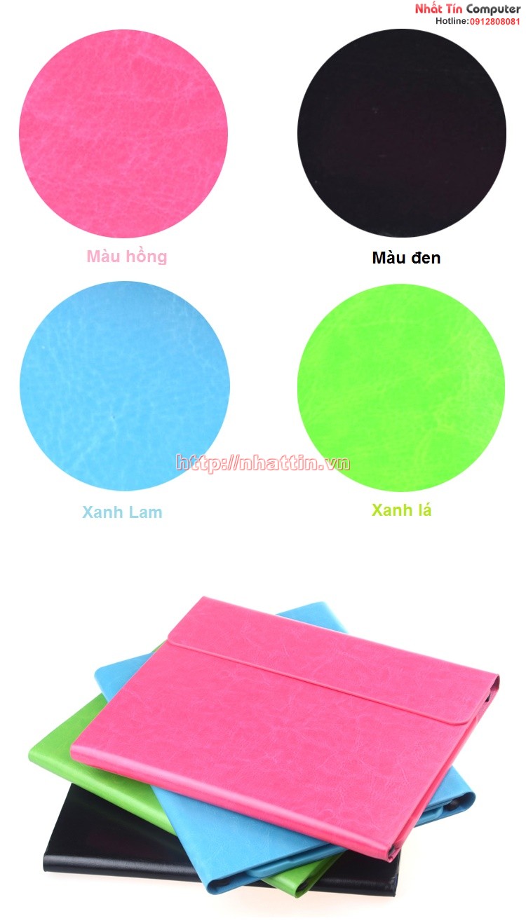 Bao da liền bàn phím cho iPad 2/3/4