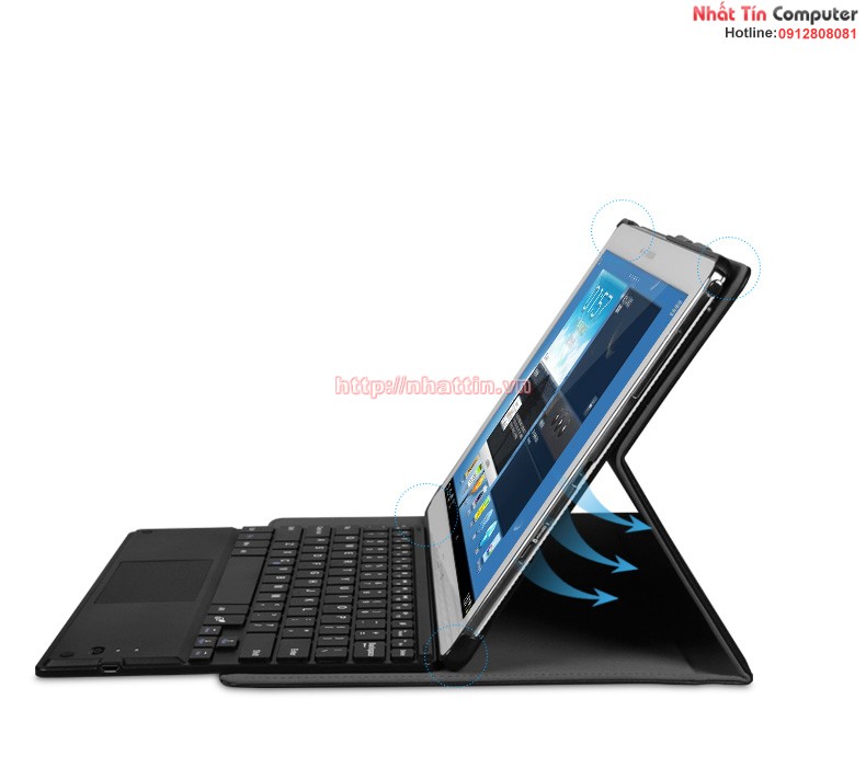 Bàn phím kèm chuột Bluetooth 4.0 đa năng B.O.W HB092C