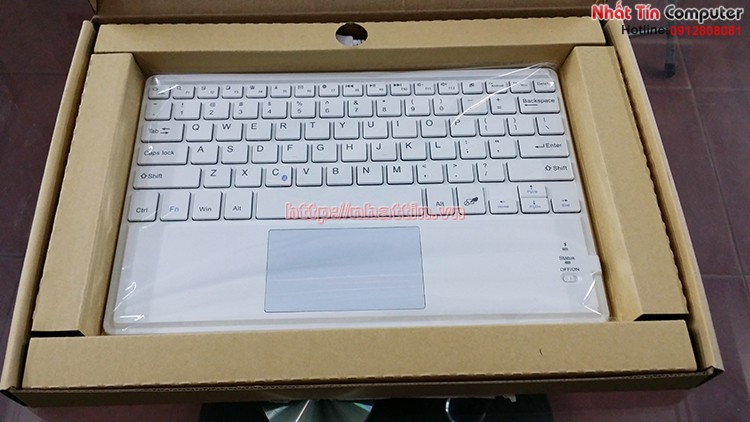 Bàn phím kèm chuột Bluetooth 4.0 đa năng B.O.W HB092C