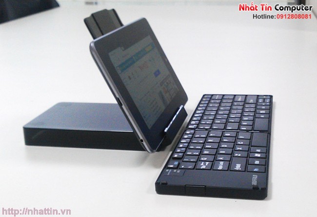 Bàn phím Bluetooth 3.0 iBuffalo dùng cho điện thoại, máy tính bảng, laptop...