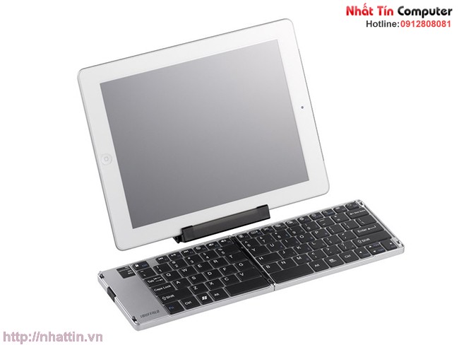 Bàn phím Bluetooth 3.0 iBuffalo dùng cho điện thoại, máy tính bảng, laptop...
