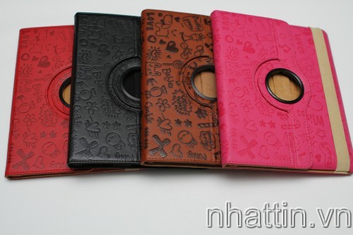 Bao da ipad 2 3 xoay 360 độ