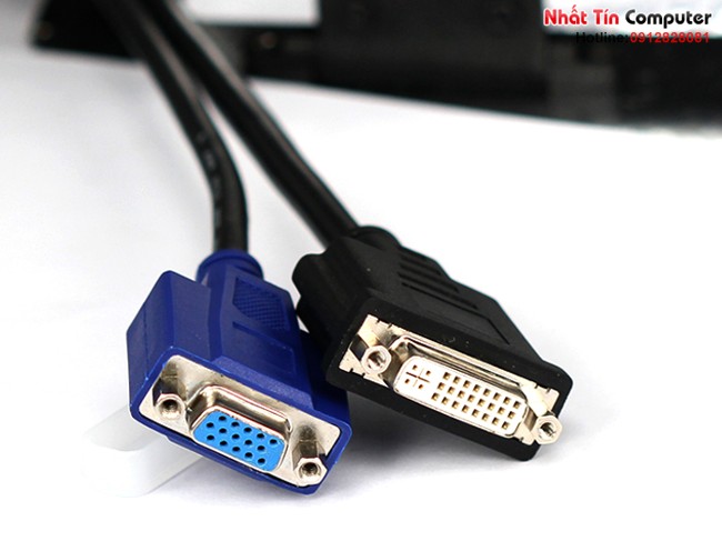 Cáp chuyển đổi DMS 59 (DVI59) sang DVI, VGA dài 25cm