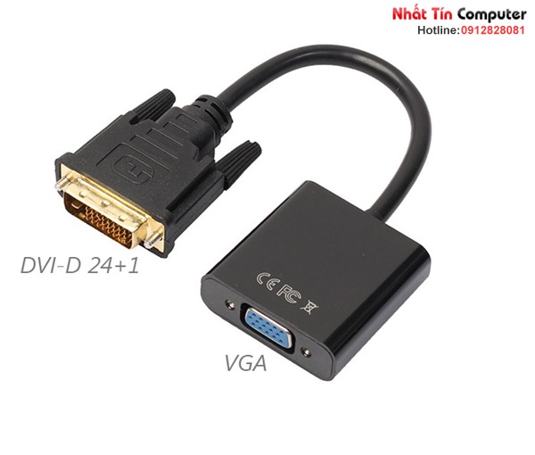 Cáp chuyển đổi DVI-D 24+1 sang VGA Female chất lượng tốt