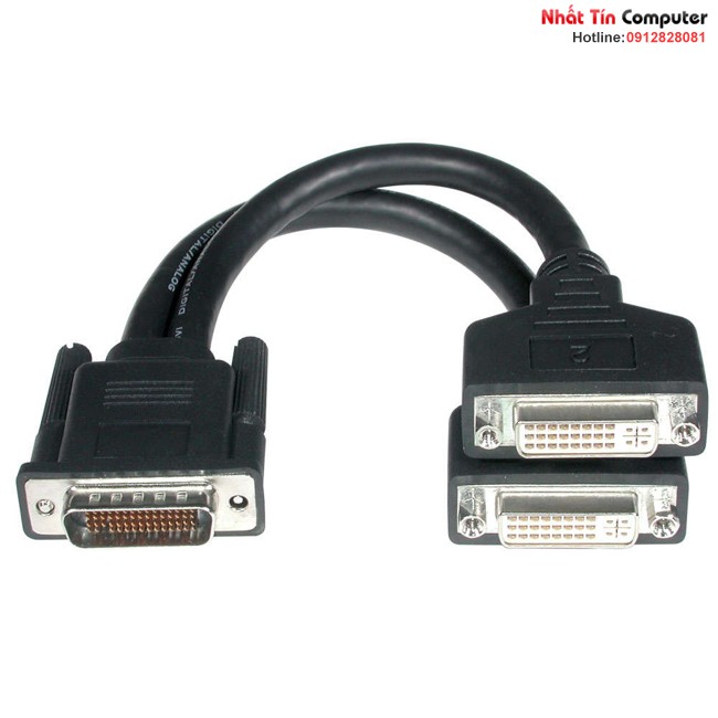 Cáp chuyển đổi DMS-59 sang 2 cổng DVI âm 24+5 dài 25cm
