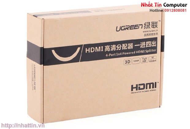 Bô chia 1 ra 4 cổng HDMI Ugreen 40202 