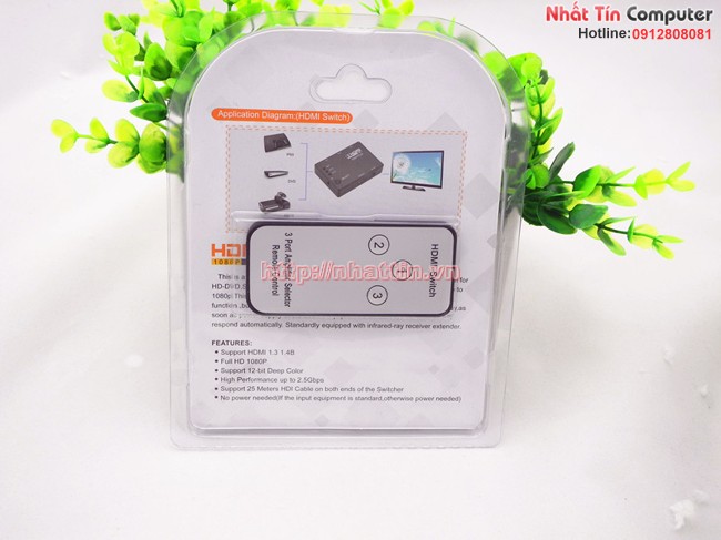 Bộ gộp cổng HDMI 3 vào 1 ra giá rẻ