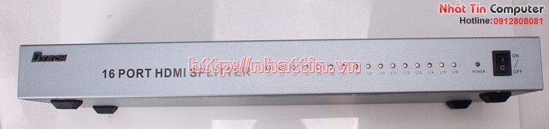 Bộ Chia Cổng HDMI 1 ra 16 - MULTY HDMI 2.1 DTECH (DT-7116 )