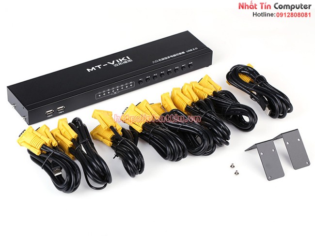 KVM Switch 8Port- USB. Chuyển mạch 8 CPU ra 1 màn hình - MT-801UK-L