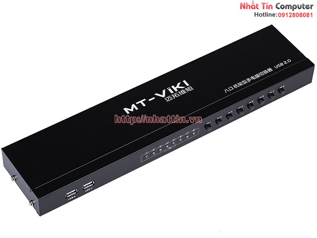 KVM Switch 8Port- USB. Chuyển mạch 8 CPU ra 1 màn hình - MT-801UK-L