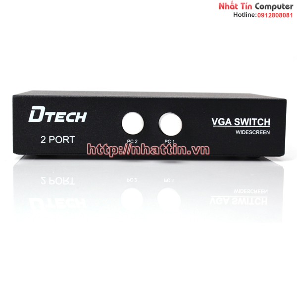 Dtech DT-7032 VGA switcher binary one then the computer /monitor /vga cable VGA monitor port