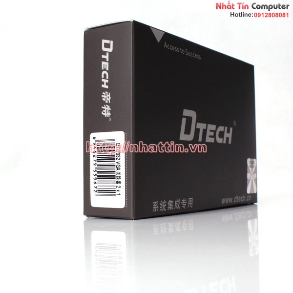 Dtech DT-7032 VGA switcher binary one then the computer /monitor /vga cable VGA monitor port