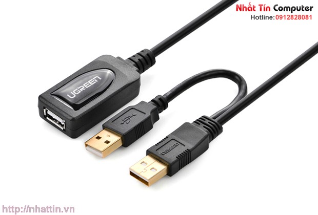 Cap-USB-2.0-Ugreen-10m-20214-co-ho-tro-nguon-usb