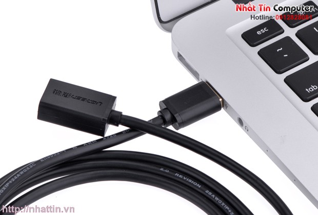 Cáp nối dài USB 2.0 mạ vàng Ugreen US136