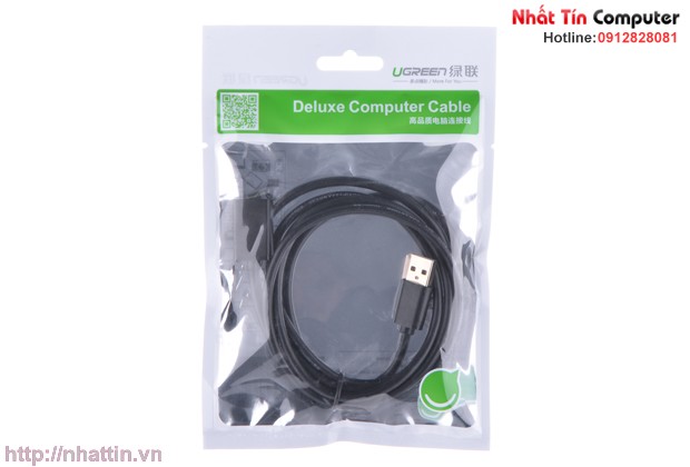 Cáp nối dài USB 2.0 mạ vàng Ugreen US136