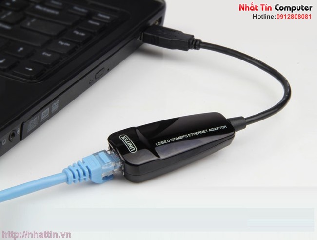 Cổng USB 2.0 to Lan 10/100 Mbps Y-1466 chính hãng Unitek