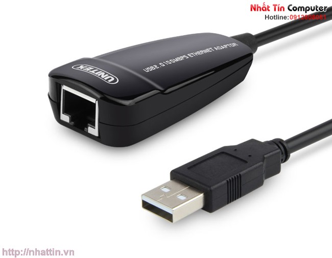 Cổng USB 2.0 to Lan 10/100 Mbps Y-1466 chính hãng Unitek