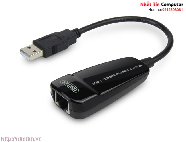 Cổng USB 2.0 to Lan 10/100 Mbps Y-1466 chính hãng Unitek