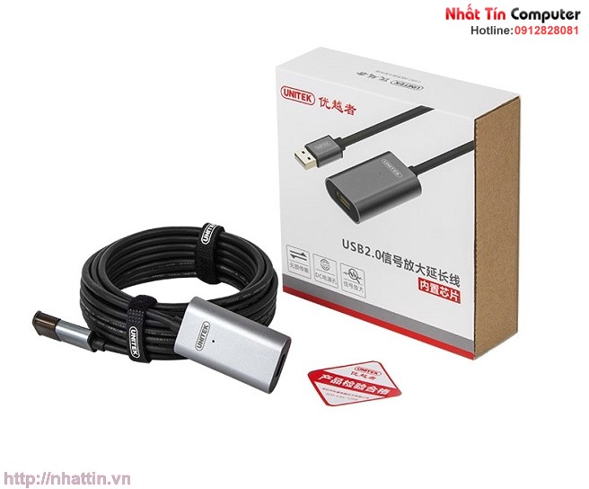 Cáp nối dài USB 2.0 dài 30M chính hãng Unitek Y-C275 cao cấp