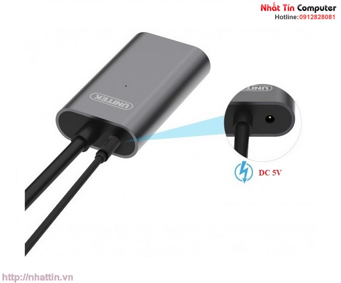 Cáp nối dài USB 2.0 dài 30M chính hãng Unitek Y-C275 cao cấp