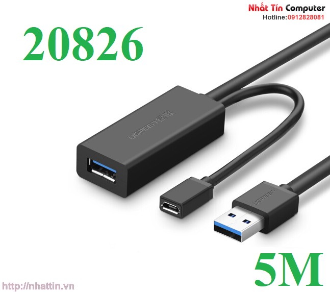 cap-usb-3-0-noi-dai-5m-ho-tro-nguon-micro-usb-chinh-hang-ugreen-20826